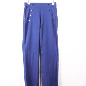 Elie tahari regal blue sailor pants size 0